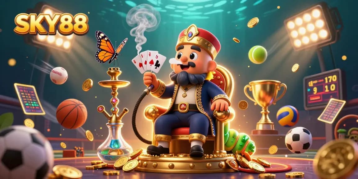 Engage in thrilling gameplay at SKY88 with dynamic sports elements and casino vibes.