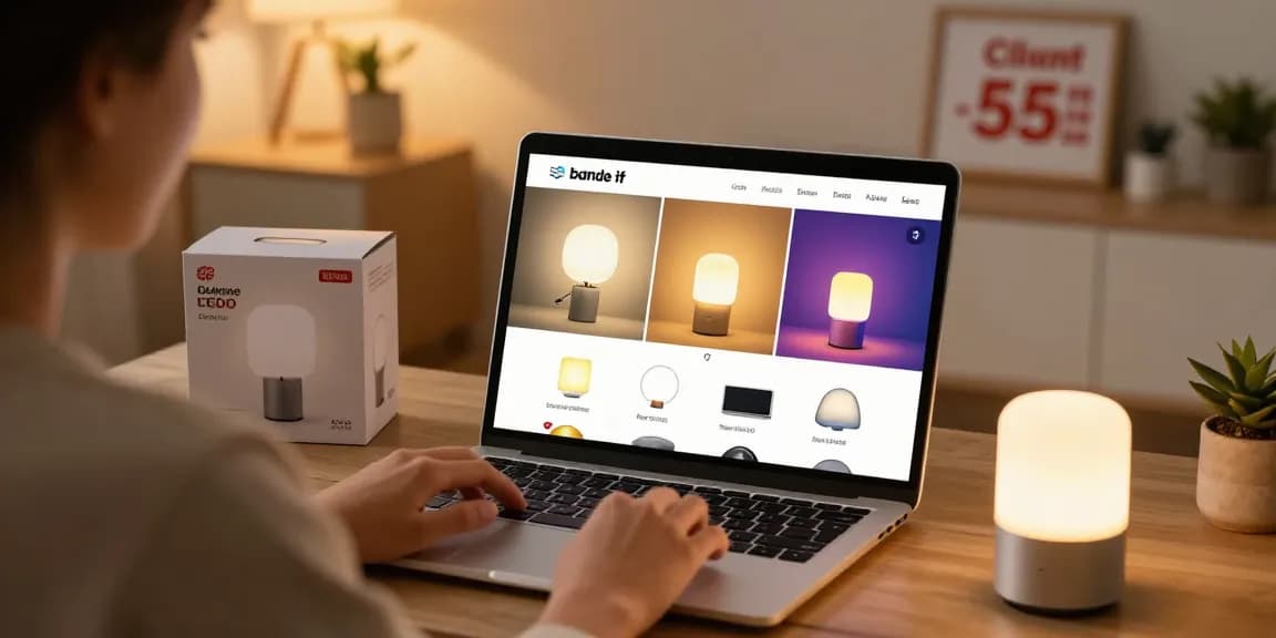 Banda led options for online shopping, showcasing e-commerce deals on LED lighting products.