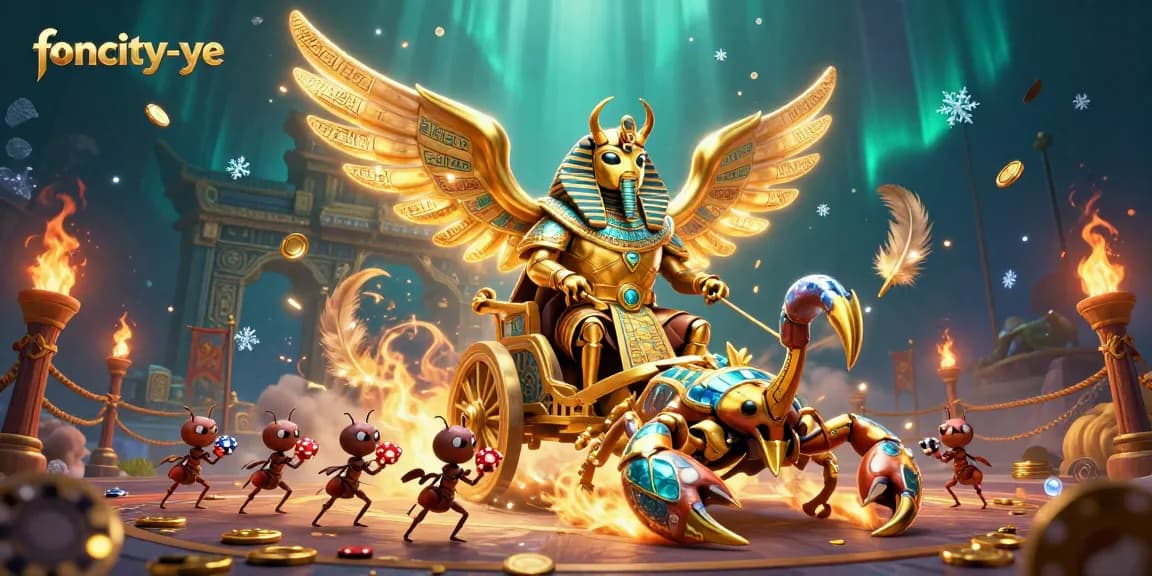 Experience the excitement at foncity-ye with vibrant poker chip animations and spectacular casino visuals.