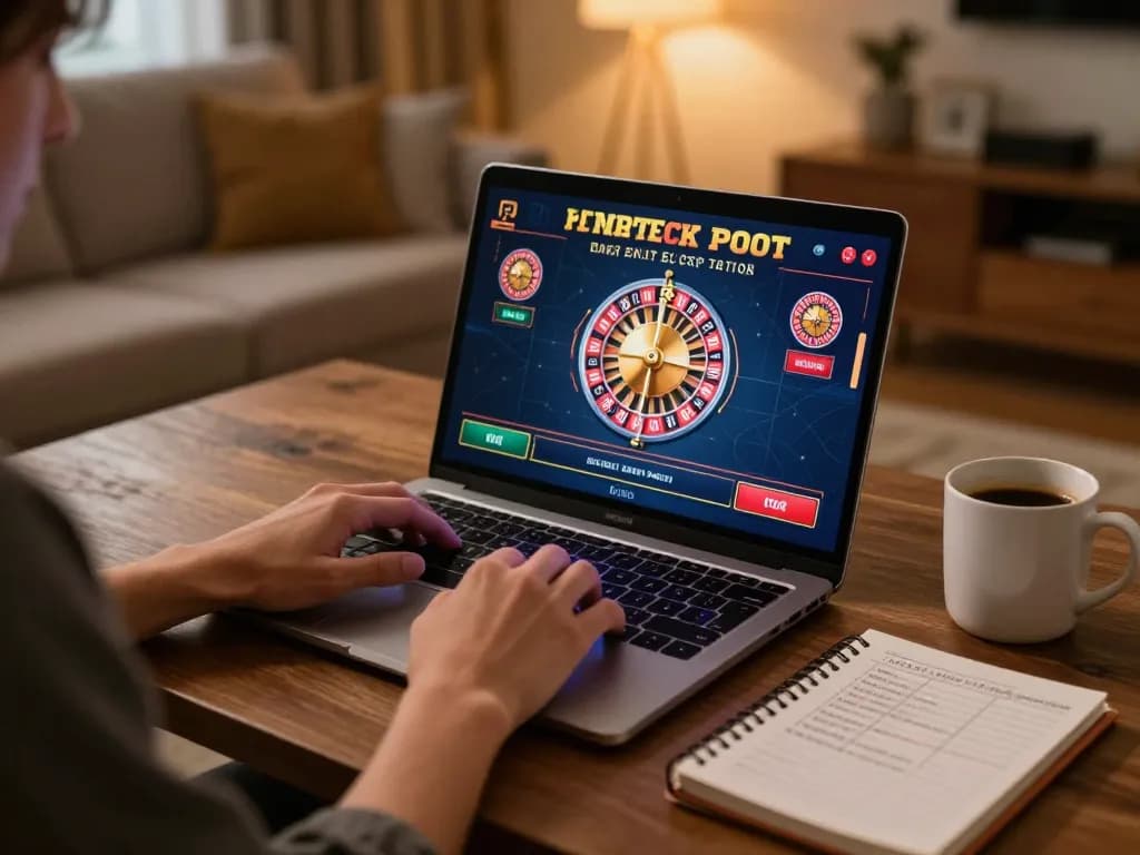Engaging in online casino gameplay at home with mm88, enjoying the excitement of live roulette