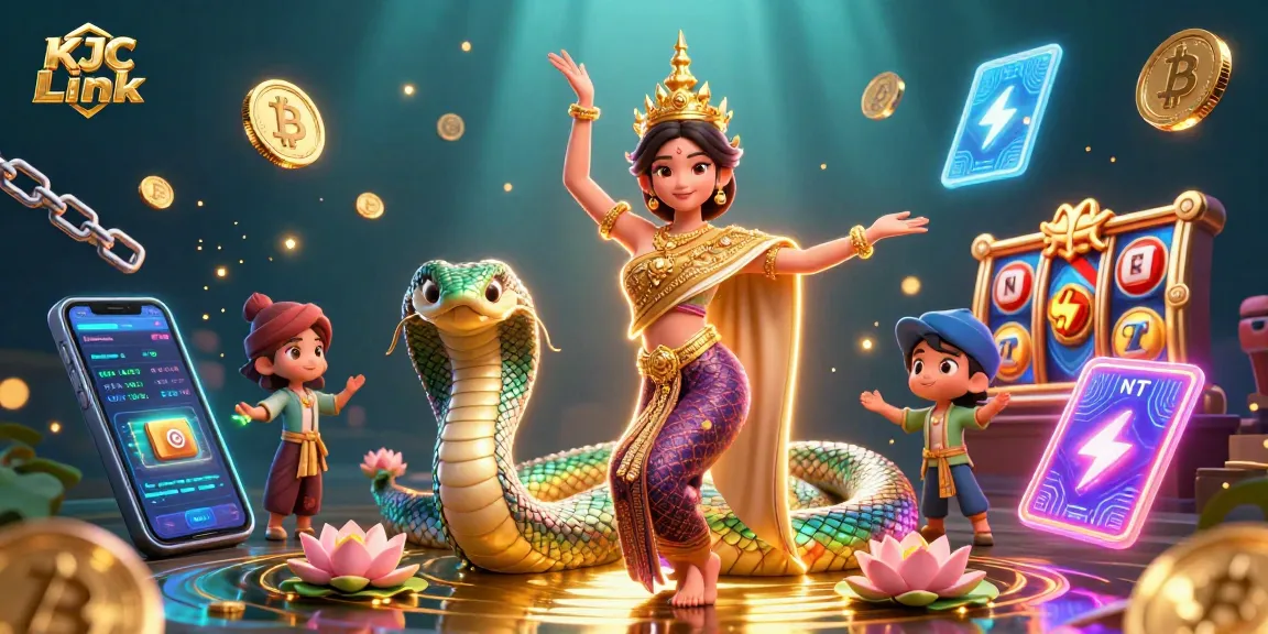 Experience KJC Link with vibrant designs and interactive gambling elements, illustrating an Asian casino adventure.