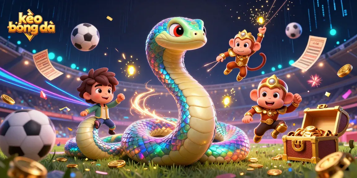 Engage with kèo bóng đá sports betting excitement featuring vibrant characters and dynamic game elements.
