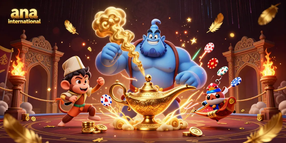 Play thrilling games at ana-international with a magical atmosphere and vibrant casino elements.
