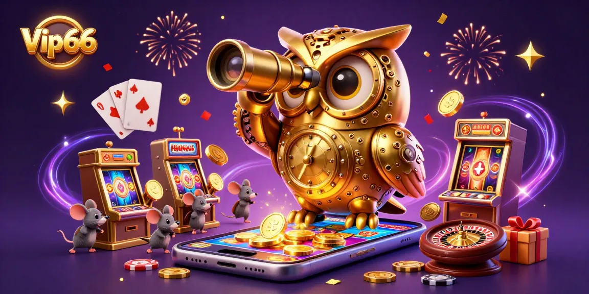 Experience thrilling moments at Vip66 with our vibrant casino illustration showcasing dynamic gaming elements.