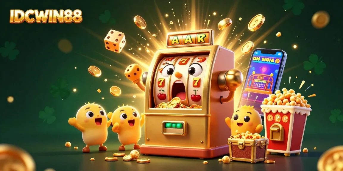 Experience the thrill of winning with IDCWIN88's vibrant casino slot machines and jackpot excitement.