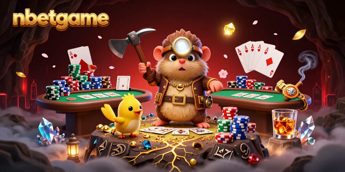 Engage with nbetgame as the treasure hunter mole uncovers riches at the poker table.