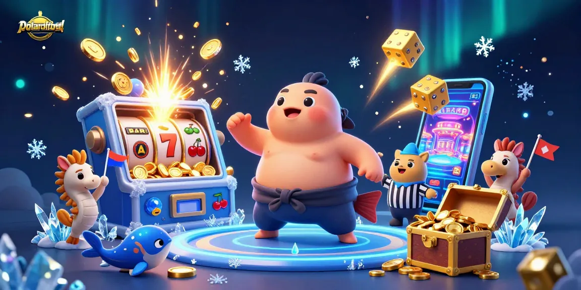Engage in winning slots gameplay at polaroidfotobar with vibrant 3D casino illustration