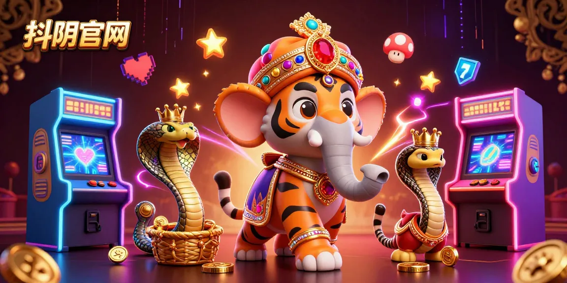 Experience the exciting world of 抖阴官网 with dynamic 3D characters, engaging game elements, and vivid casino aesthetics.