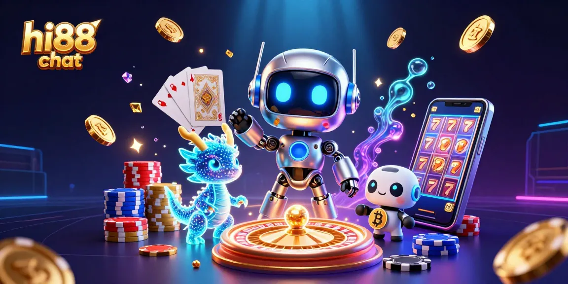 Win big with hi88 chat in a vibrant 3D casino scene filled with excitement and opportunities.