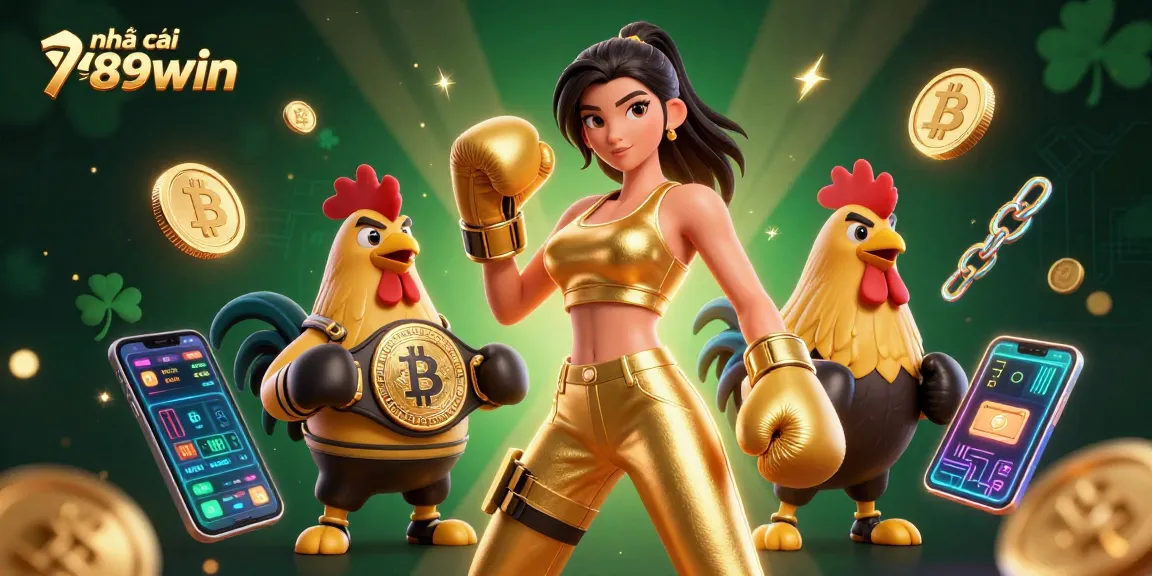 Witness the exciting action of nhà cái 789win with a dynamic 3D illustration showcasing casino thrills.