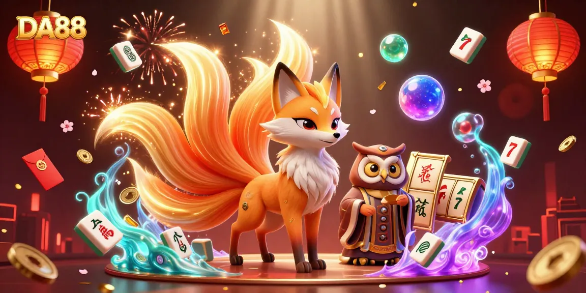 Engage with DA88's thrilling casino universe featuring vibrant characters and slot games.