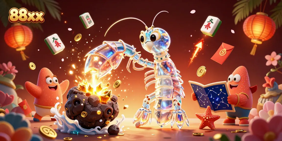 Experience 88xx gaming excitement with a vibrant and dynamic galactic scene full of treasures.