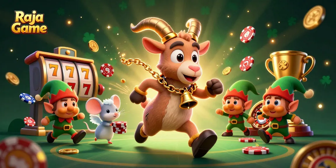 Experience thrilling gameplay with Raja Game, featuring dynamic casino scenes filled with excitement and rewards.