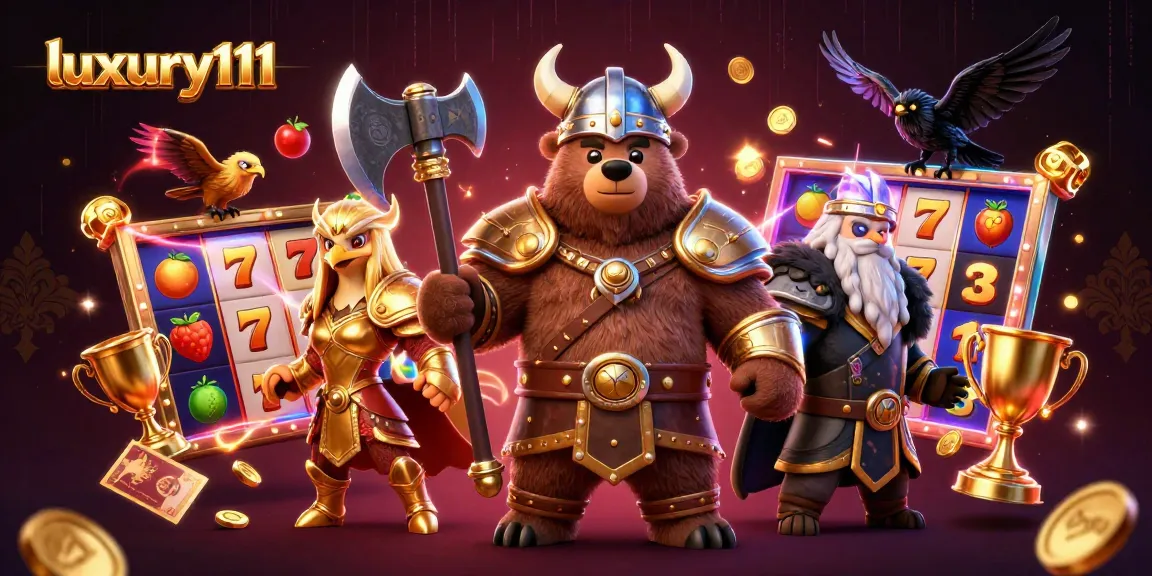 Spin the reels with luxury111 in an electrifying 3D casino scene filled with vibrant characters and dynamic elements.