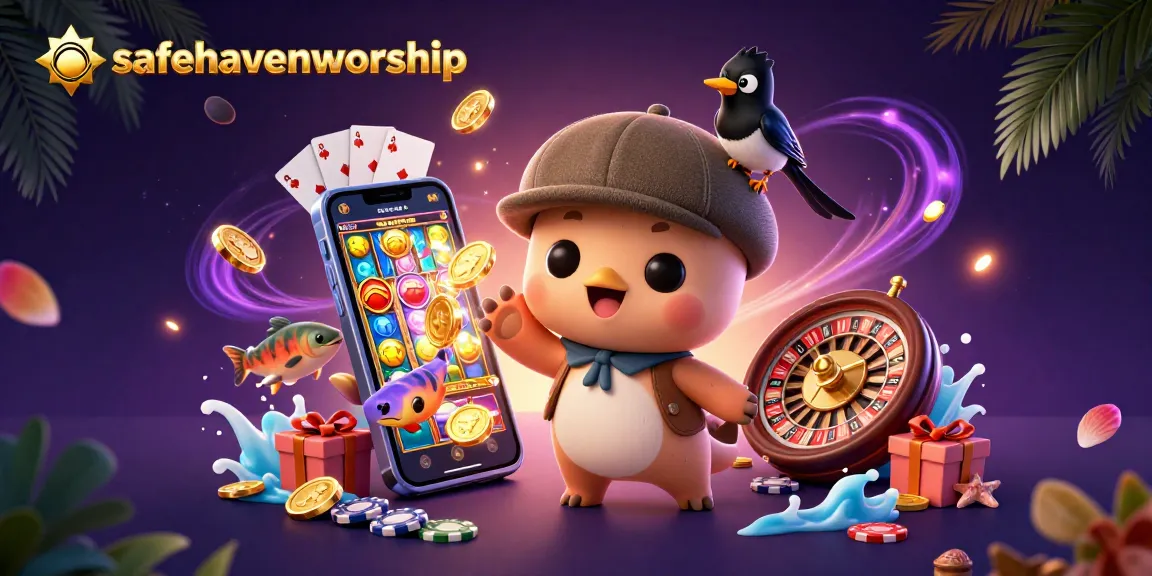 Engage in thrilling gaming at safehavenworship with vibrant slot games and playful characters.
