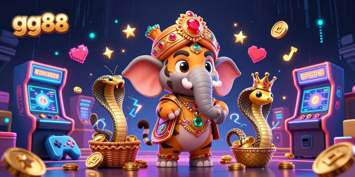 Experience the thrill of gg88's vibrant online casino world with captivating characters and colorful game elements.