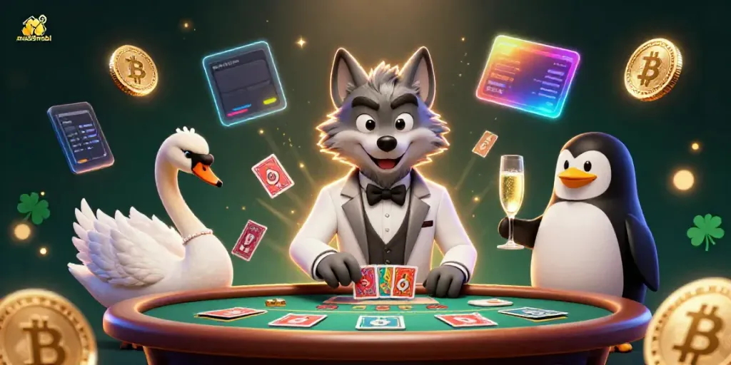 Engage in thrilling gaming action at mu88mobi, showcasing an extravagant casino scene.