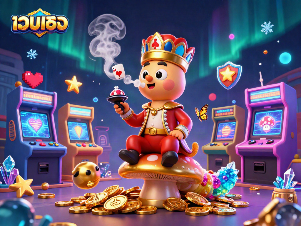 Experience the thrill of เว็บตรง with colorful gaming elements and enchanting characters in a vibrant casino atmosphere.