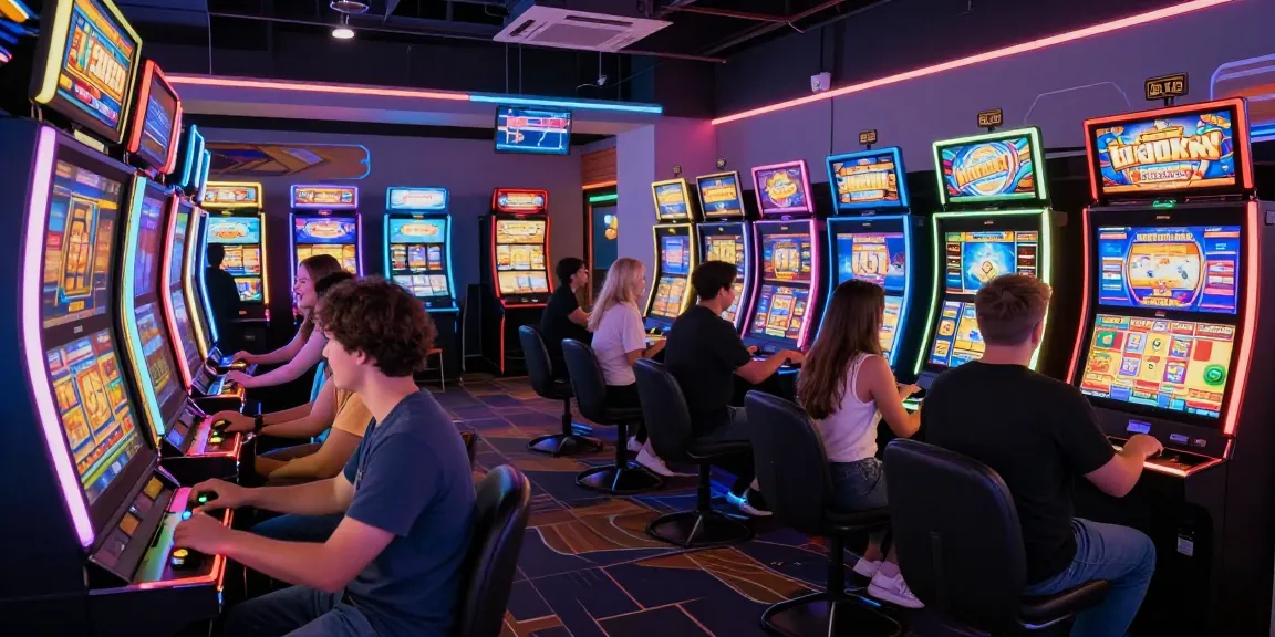 Exciting players enjoying slot88 games in a vibrant digital gaming environment.