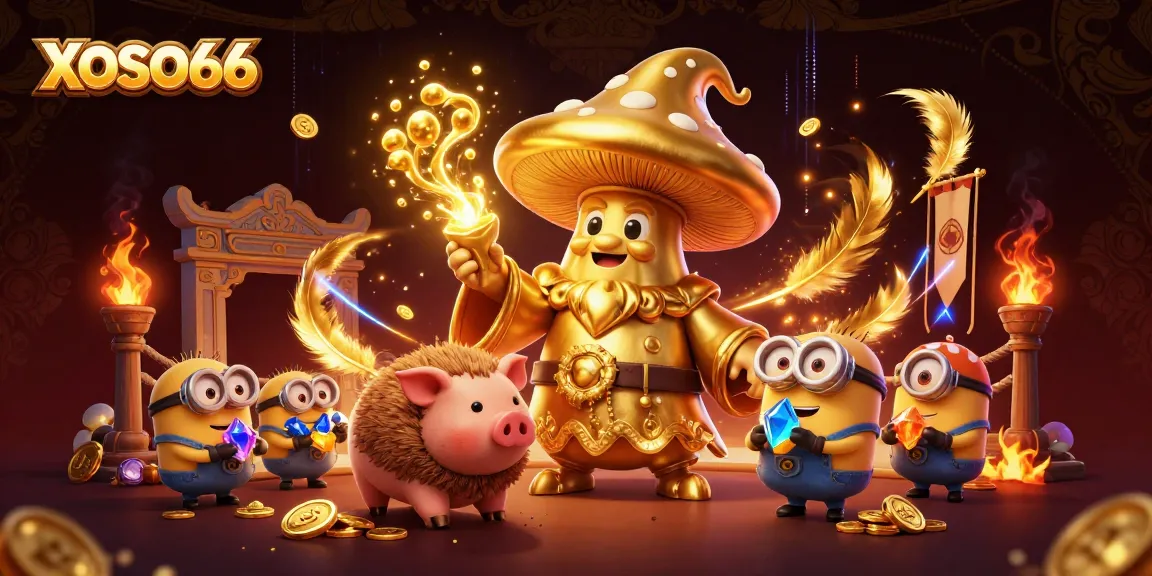 XOSO66 transports players to a magical casino world with detailed characters and dynamic betting elements.