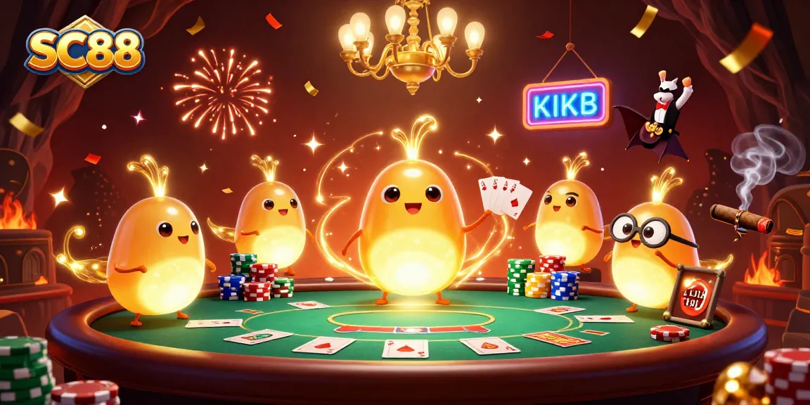 Engage in thrilling gameplay at SC88 casino with glowworms lighting the way to winnings.