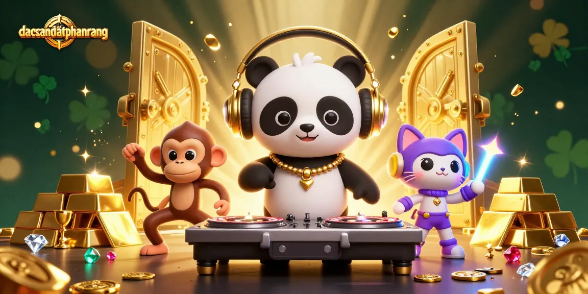 Engage with dacsandatphanrang's world of excitement in a vibrant 3D casino scene filled with jewels and exhilarating characters.