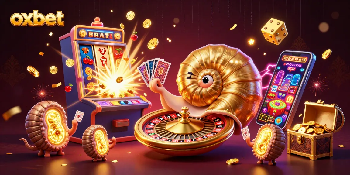 Experience the thrill of oxbet with a dynamic casino scene featuring winning symbols and illuminated characters.