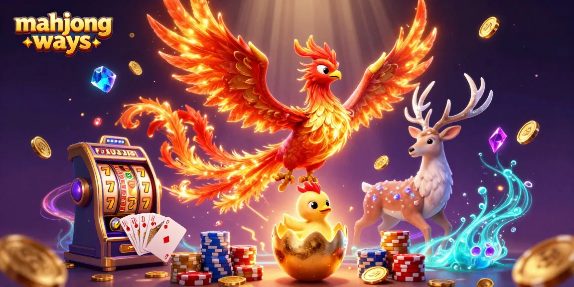 Engage in mahjong ways with stunning 3D phoenix themes, dynamic casino elements, and vibrant magical effects.