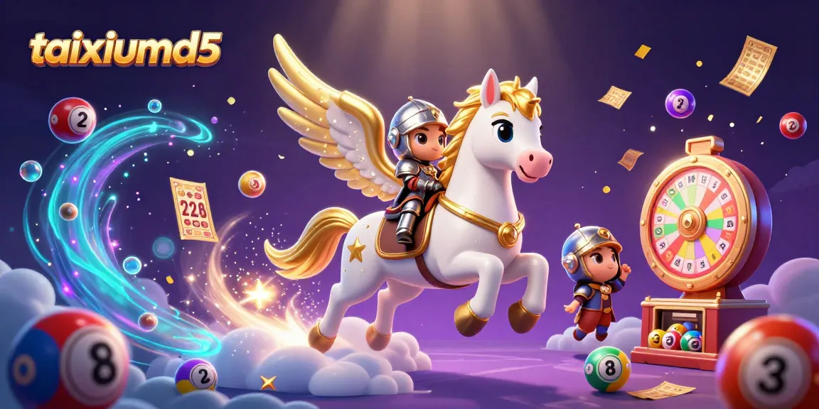Experience the excitement of taixiumd5 with a vibrant illustration showcasing dynamic gambling elements.