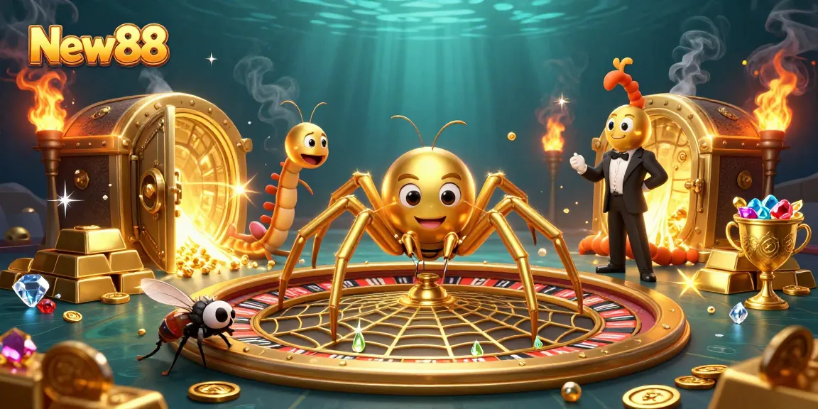 Engage with the thrilling atmosphere of New88, where bets come alive in a vibrant casino setting.