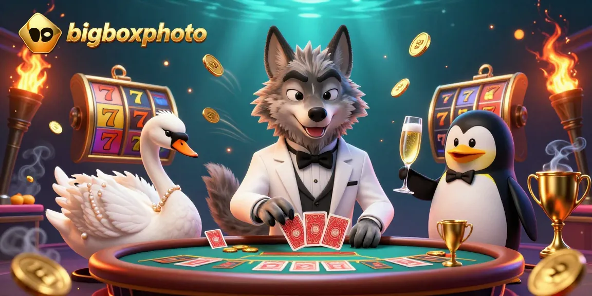 Experience thrilling wins at bigboxphoto casino with vibrant characters and dynamic gaming elements.