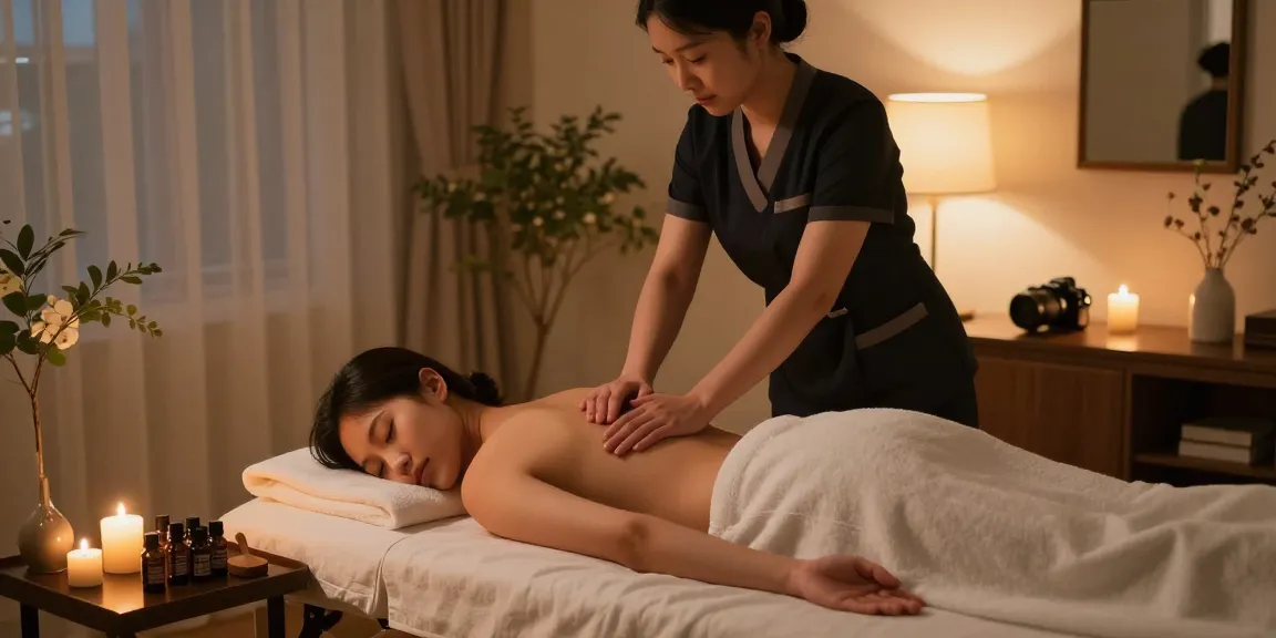Experience premium 서울출장안마 services in a serene, luxurious home setting.