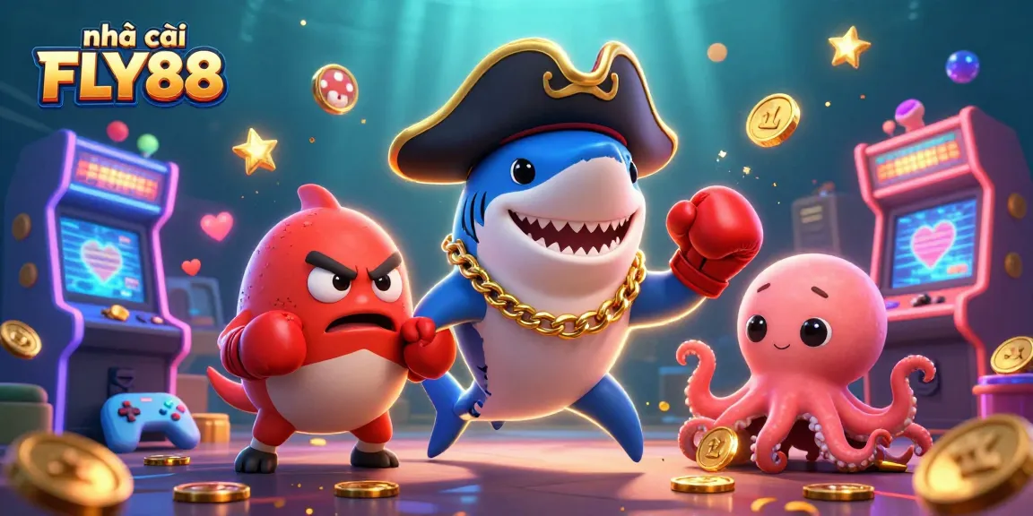 Join the fun at nhà cái FLY88 featuring colorful characters and exciting gaming elements.
