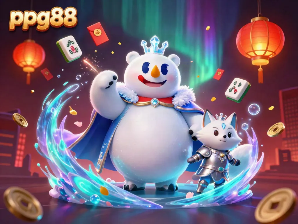 Engage in thrilling entertainment at ppg88 with arctic royalty and festive gaming elements.