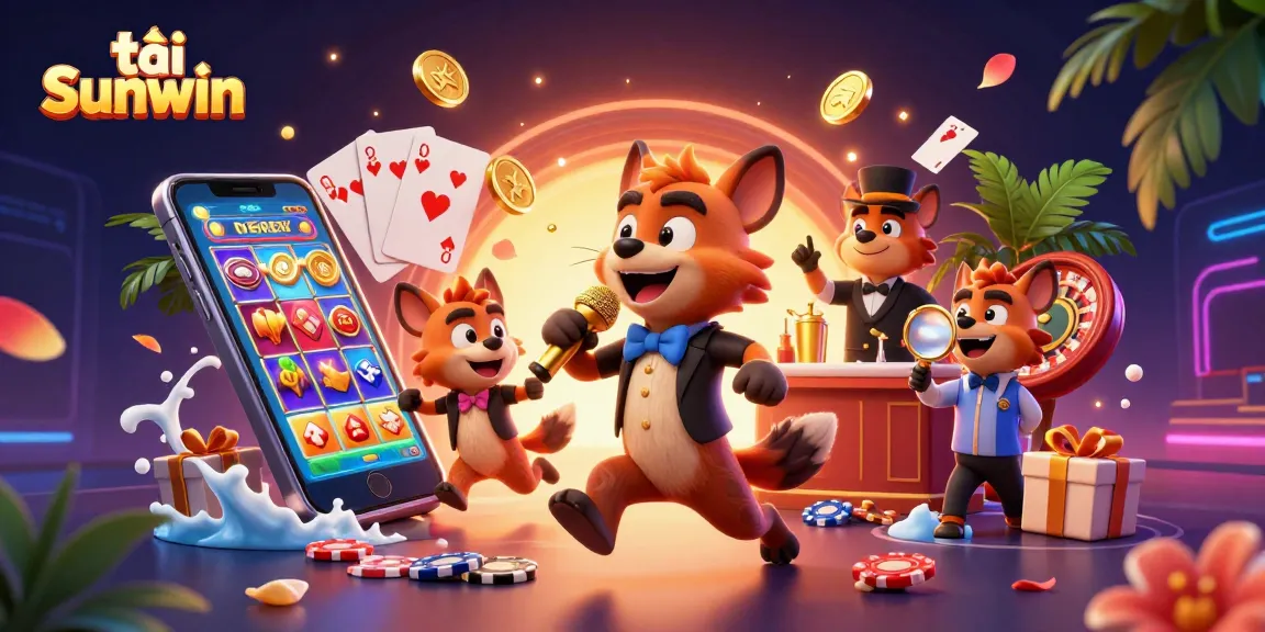 Engage with the thrilling features of tải sunwin in this dynamic 3D casino illustration.