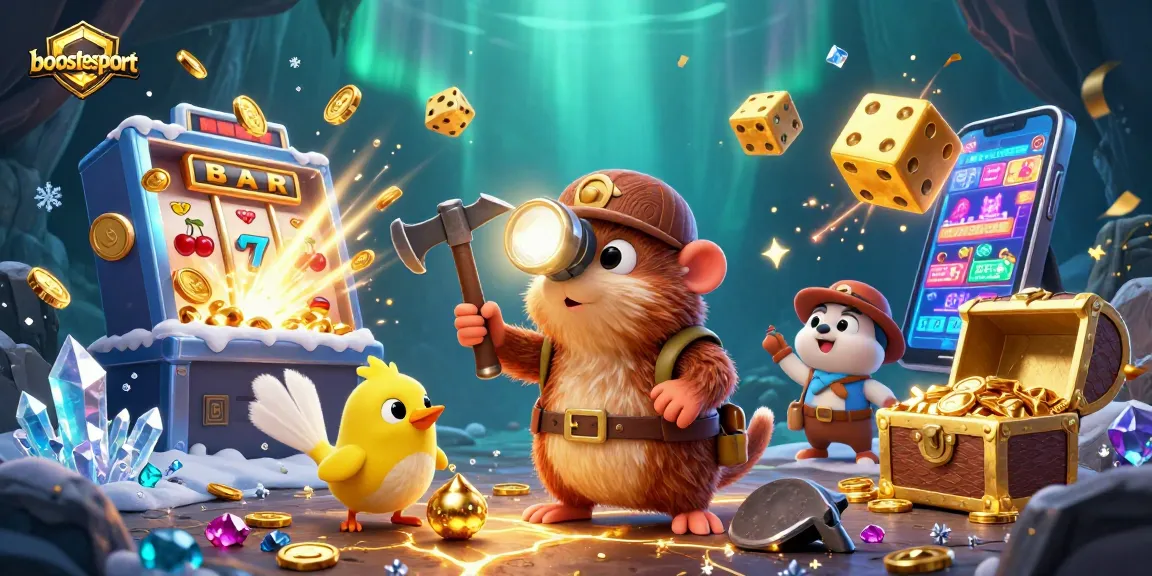 Boostesport offers a vibrant casino experience with a treasure hunter and jackpot excitement.