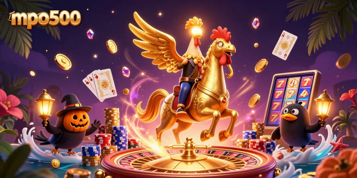 Enjoy exciting gameplay with mpo500's vibrant casino scene featuring animated characters and rich visuals.