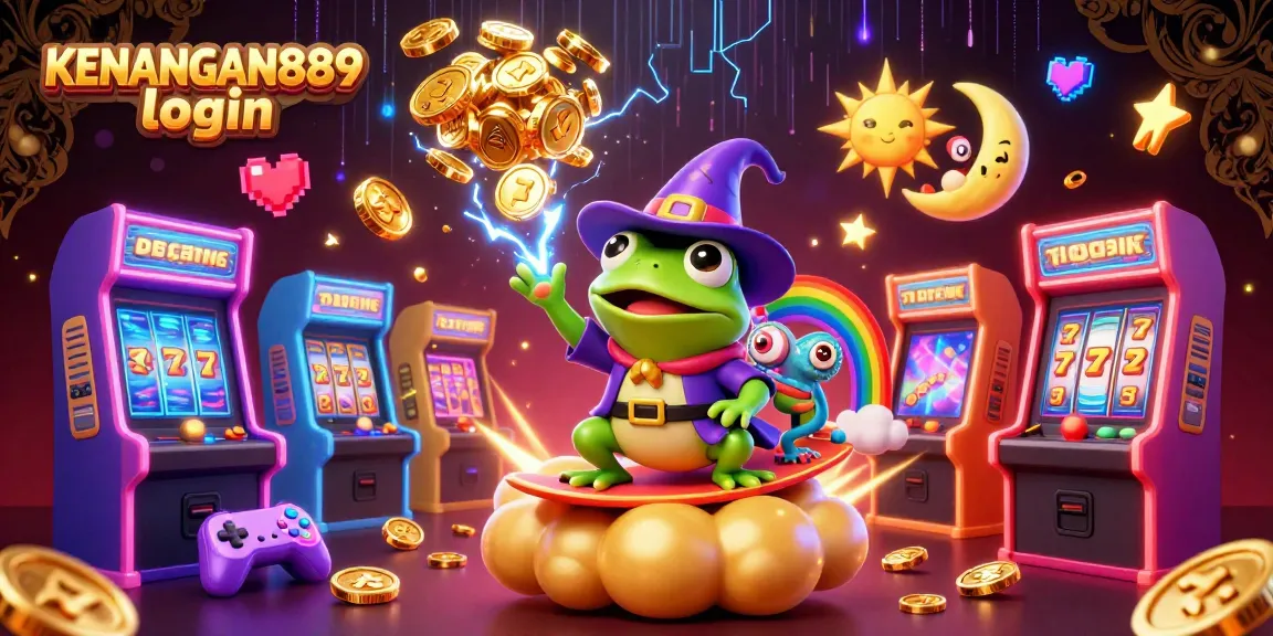 Engage in exciting gameplay with KENANGAN889 login, where golden coins flow and colorful elements shine.
