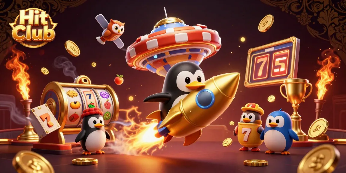 Hit Club enhances gaming excitement with vibrant casino elements in an ultra-detailed 3D scene.