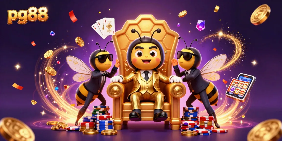 Experience thrilling gambling action at pg88 with a vibrant 3D casino scene featuring rich game elements.