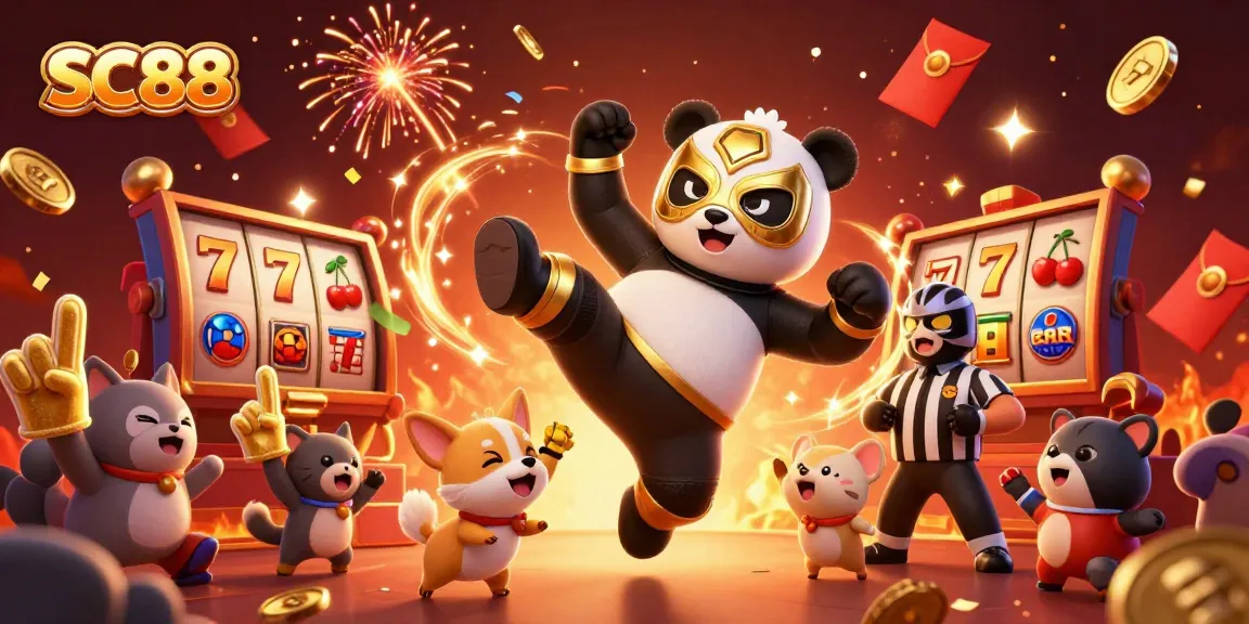 Experience SC88's vibrant slot action in this dynamic 3D illustration with exciting characters!