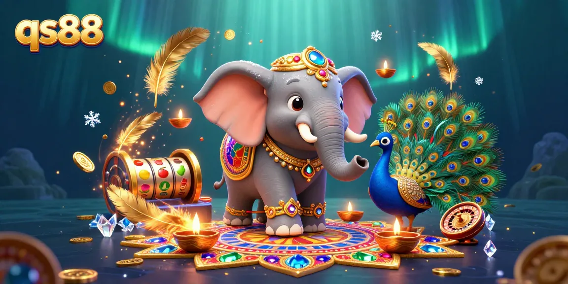 Experience the excitement of qs88's vibrant casino world with dynamic game elements and colorful characters.