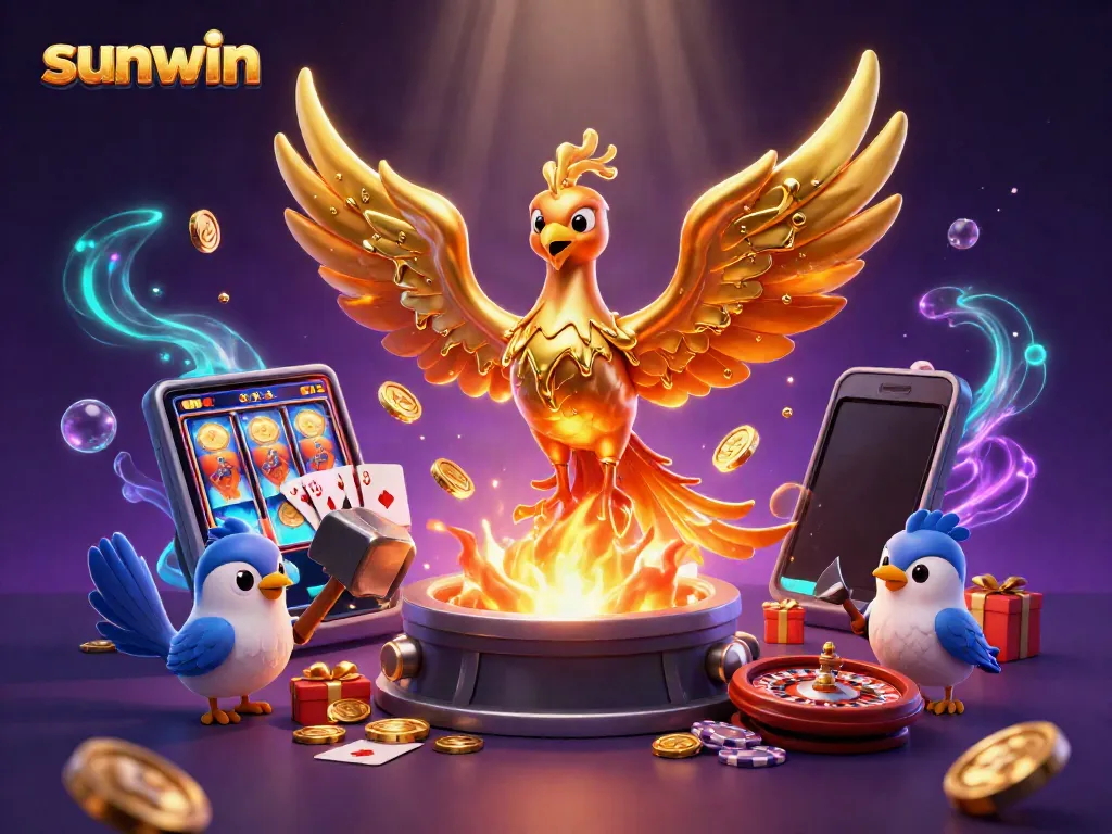 Win big with sunwin at a dazzling casino experience featuring gold phoenix and slot games.