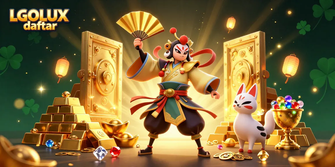 Experience the thrill of winning with LGOLUX daftar in a vibrant casino scene filled with riches and excitement.