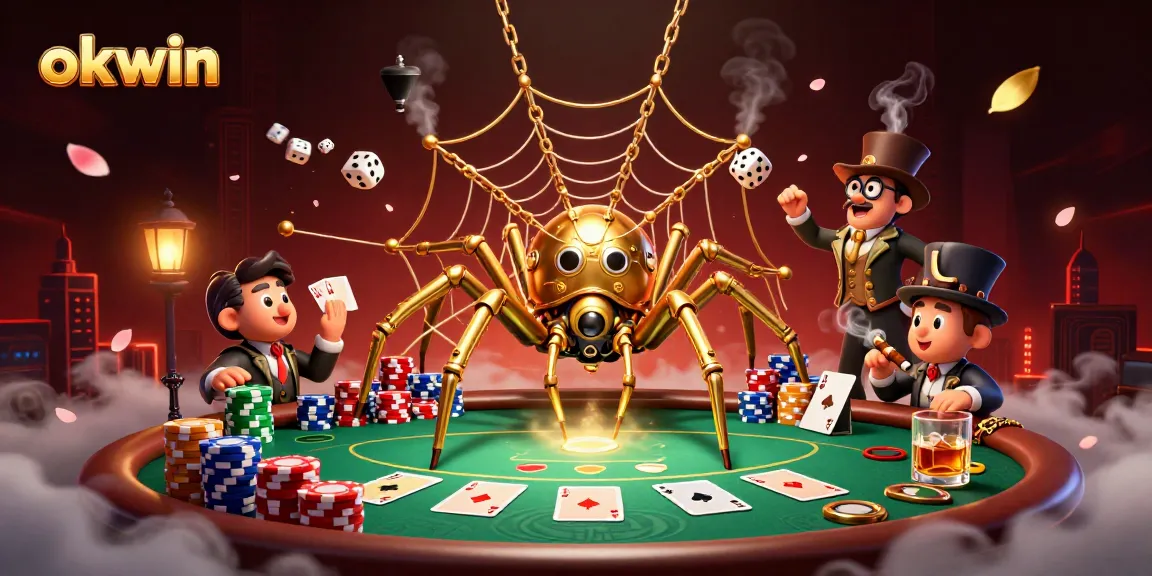 Engage in exciting games at okwin's online casino featuring vibrant steampunk elements and rich, immersive details.