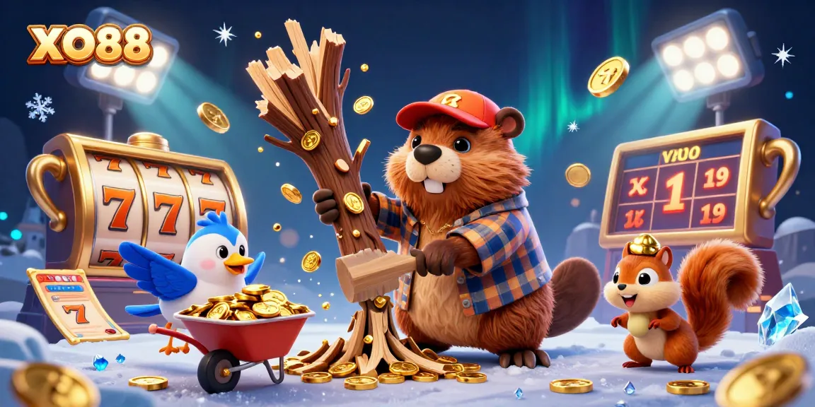 Engage in exciting wins at XO88 with thrilling slots and gold coins raining down.