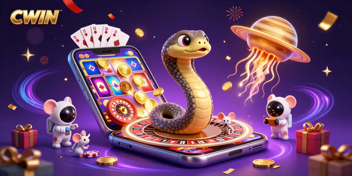 Engage in thrilling games at CWIN with colorful slots and an enchanting cosmic atmosphere.