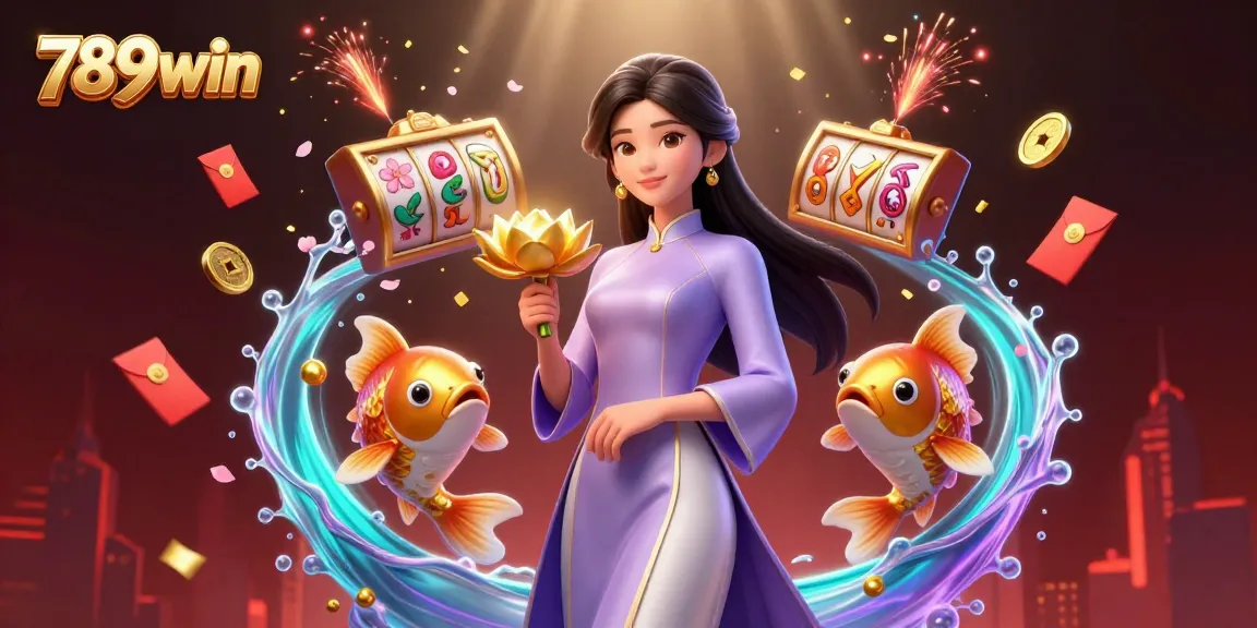 Experience thrilling gameplay with 789win at this vibrant online casino featuring lucky symbols and colorful elements.