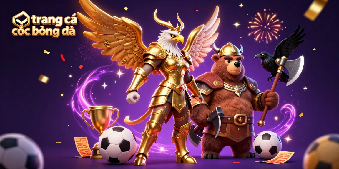 Experience the excitement of trang cá cược bóng đá with 3D characters in a vibrant betting scene.