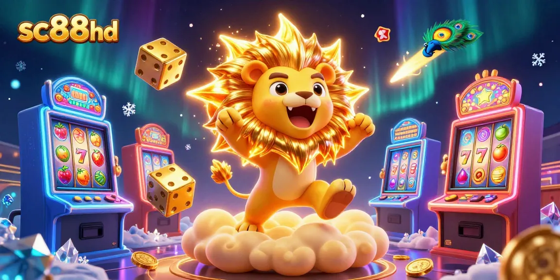 Spin to win with sc88hd's dazzling slot machine adventure featuring vibrant characters and gaming elements.